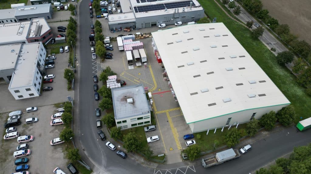 Luftbild der Niederlassung vti Berlin