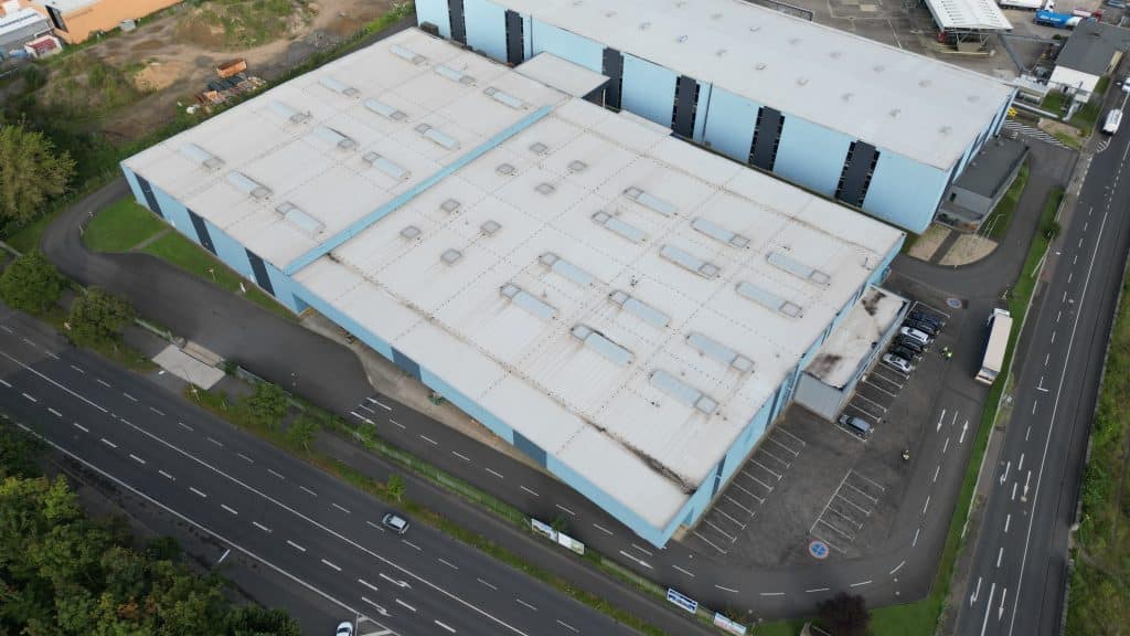 Luftbild der Niederlassung vti Köln