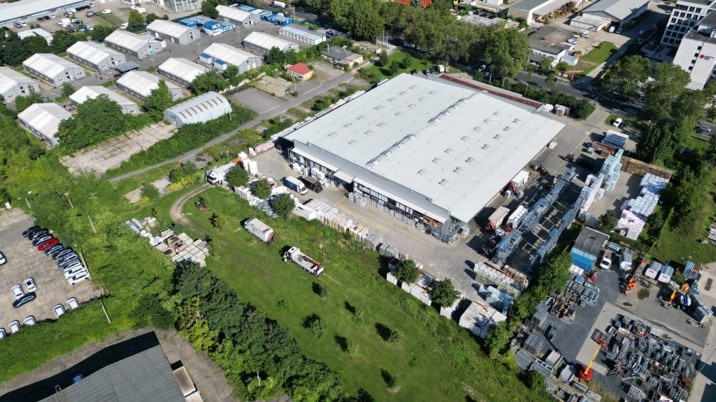 Luftbild der Niederlassung wego vti Dresden