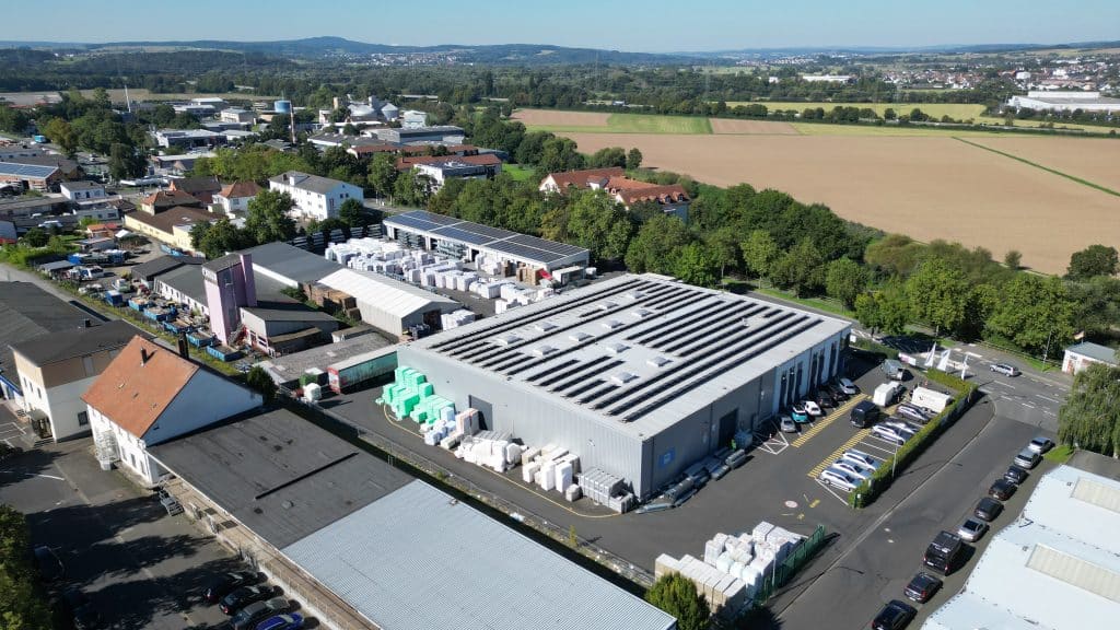 Luftbild der Niederlassung Giessen