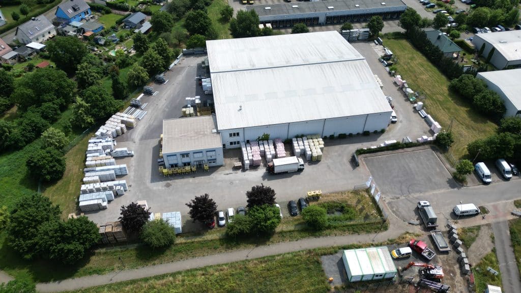 Luftbild der Niederlassung wego vti Magdeburg