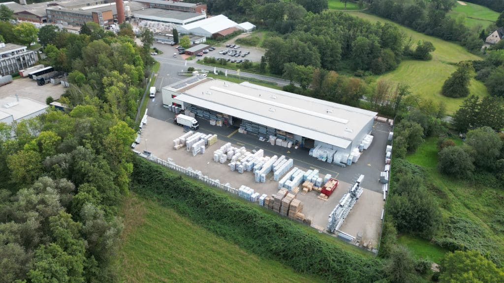 Luftbild der Niederlassung wego vti Westerkapplen