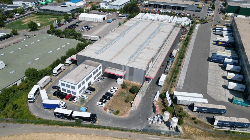 Luftbild der Niederlassung wego Abstatt