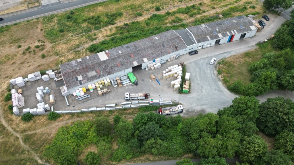 Luftbild der Niederlassung wego Bremerhaven