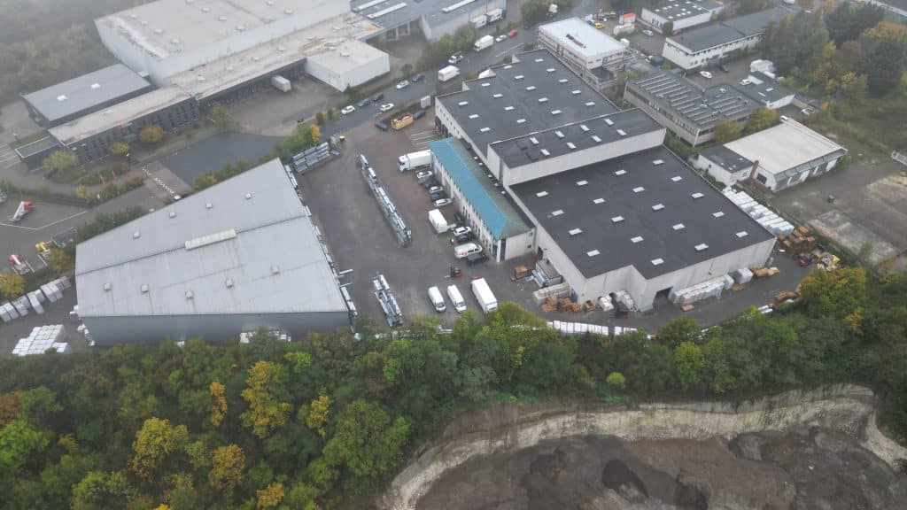 Luftbild der Niederlassung wego Hannover