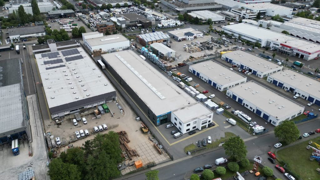 Luftbild Niederlassung wego Köln