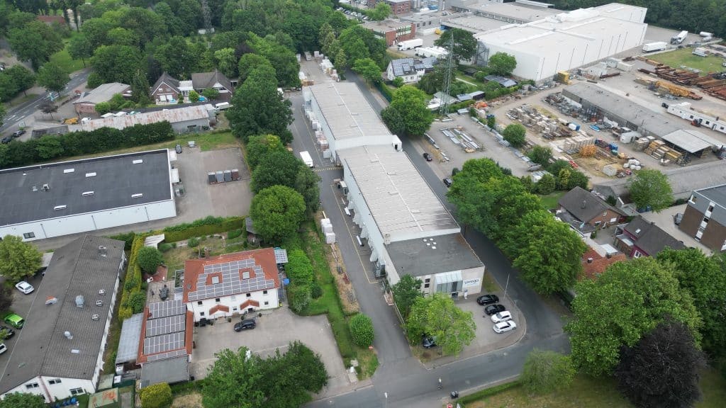 Luftbild der Niederlassung wego Oldenburg