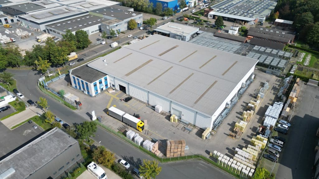 Luftbild der Niederlassung wego Münster