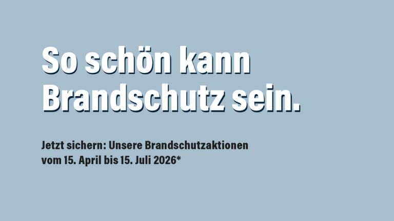 Brandschutzaktionen – Jetzt Gratiszugaben sichern!