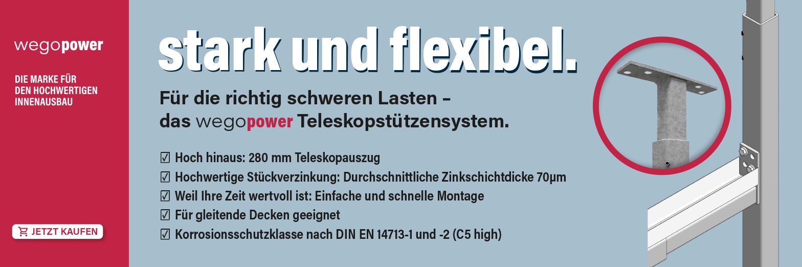 wegopower Teleskopstütze