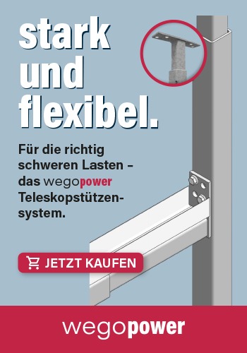 wegopower Teleskopstütze