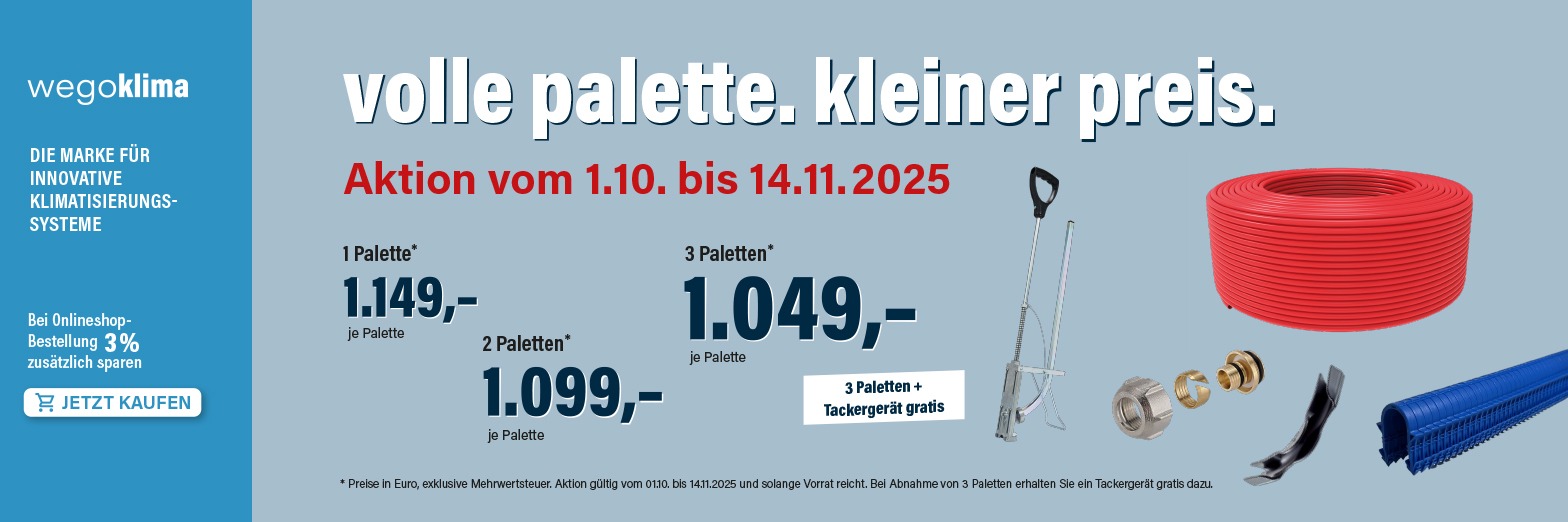 Aktion wegoklima Banner